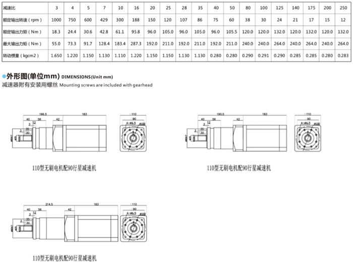 無刷減速電機(jī) (4)